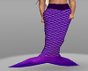 Purple tail for mermaid