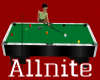 [A] Green Pool Table