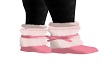 Pink Furry Boots