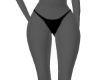 black fur panties