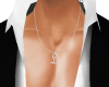 Silver  L neck chain