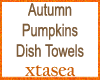 Pumpkin Dish Towels