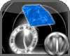 [MC] Blue Gem Stone Ring