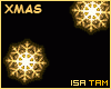 !T XMAS GOLD -Snowflakes