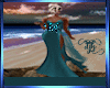 Teal Glitter Gown