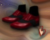 Red 2Tone Black Shoe