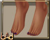 Angel Feet Purple Toes