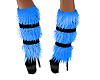 Sexy bby blu fur boots