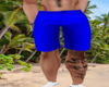 long blue shorts
