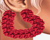RSA Rose Heart Earrings
