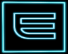 Neon Letter E Sign