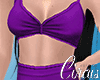 C` Purple Freya Dress XS