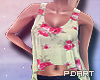 P Dart | Floral Top