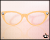 Orange Cateye Glasses