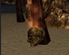 Floating Flamed Skull
