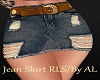 A/L  RLS / Jean Skirt