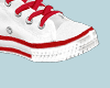 D- White Red Sneaker