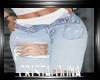 Baggy open ripped jeans