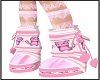 Pink Bear Monster Boots