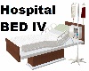Hospital Bed w/Blood IV