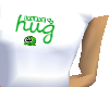 Need a hug white/green