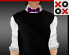 Vest & Purple Bow Tie