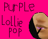 Purple lolliepop