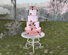 ☾ sakura wedding cake