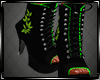 Ivy Boots Black/Green