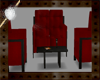 !]J[BlkRed Couch set pos