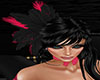 GL-Pink&Black Feathers