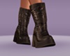 Brown Goth. Boots