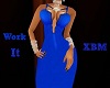 Xbm Work it blue dress