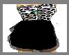 Cheetah Shirt Blk Skirt
