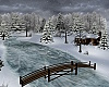 Frozen River Snow Cabin