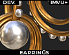 ! pearl earrings DRV.