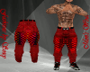 {RAW}Red Check Jeans 