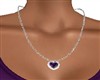 Amethyst Heart Chain