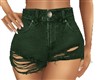 *GREEN* JEAN SHORTS