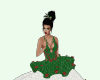 C*Mexican Flowers Gown