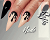 S | Nails Nude/Black