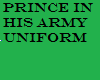 prince army uniform