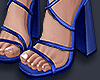 Metallic Blue Sandals