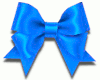 Girls: Blue Bow Top