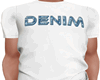 Cara Denim White Top