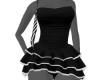 B&W Ruffle Dress