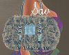 Blue/Tan Fur Bag