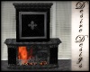 black cross fireplace