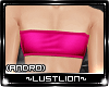 (L)Tube Top:Pink Andro