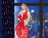 ERY95-Sexy Gown Red Pink